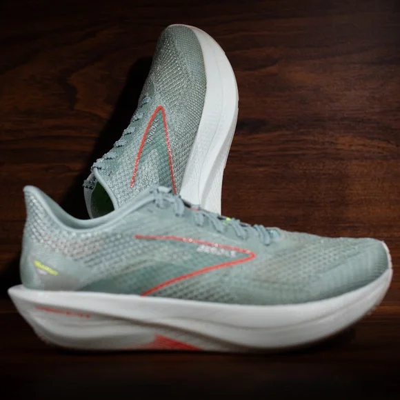 Brooks Hyperion Elite 3 Men's Size 7 D Green Orange Running Shoes Sneakers - Picture 2 of 10